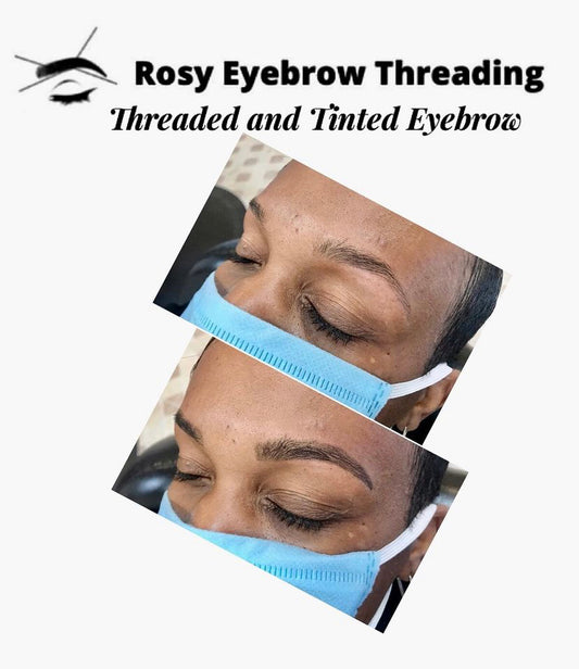 Eyebrow Threading and Tinting